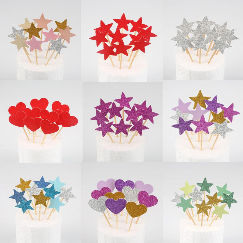 Sada  roztomilých 'Cupcake toppers'