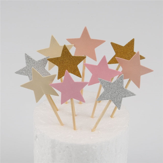 Sada  roztomilých 'Cupcake toppers'