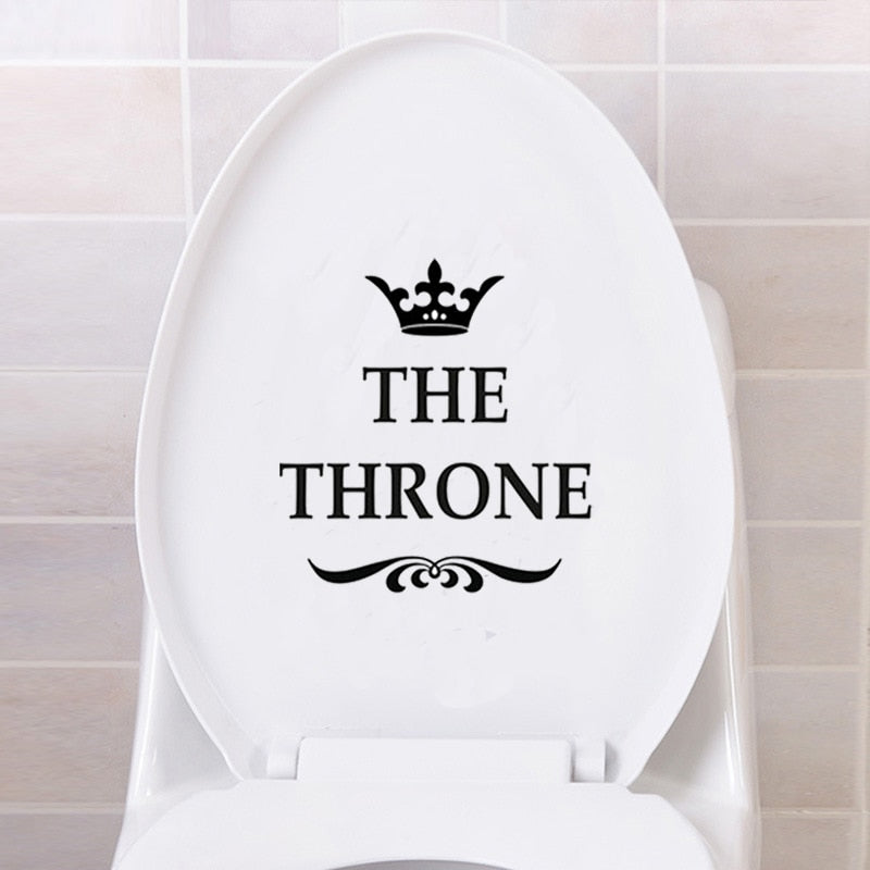 Samolepka na toaletu The Throne