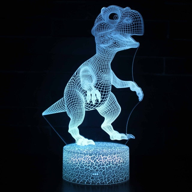 Noční LED lampa dinosaurus