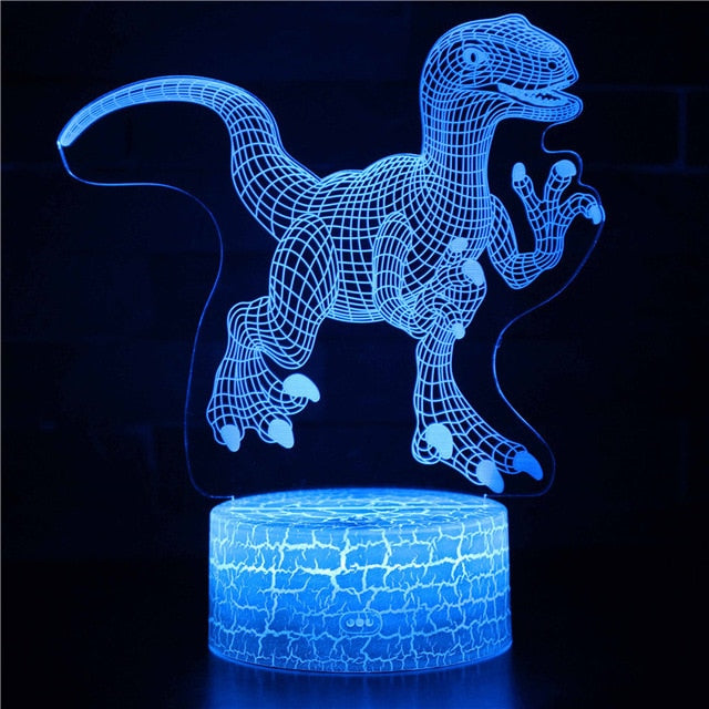 Noční LED lampa dinosaurus