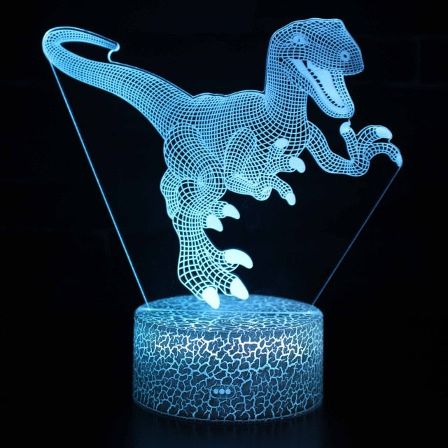 Noční LED lampa dinosaurus