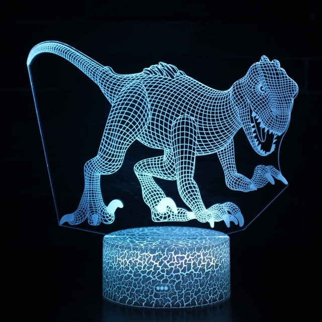 Noční LED lampa dinosaurus