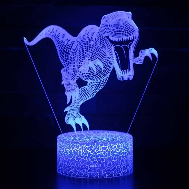 Noční LED lampa dinosaurus