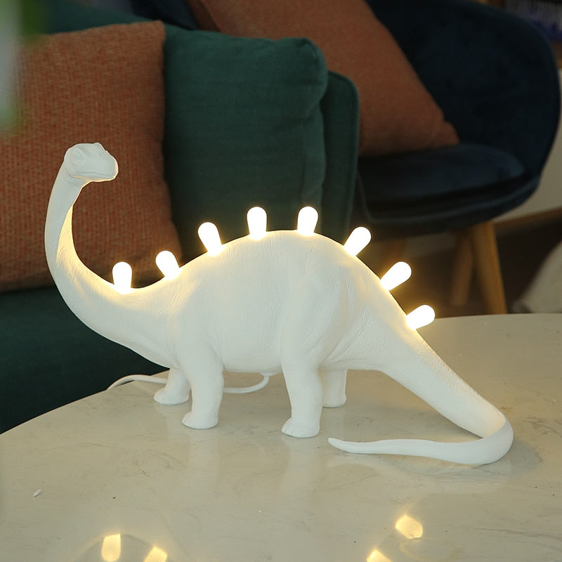 Lampa s dinosaurem