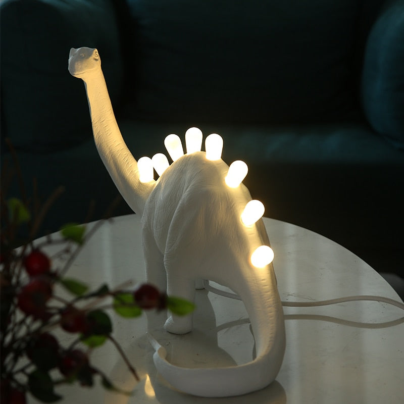 Lampa s dinosaurem