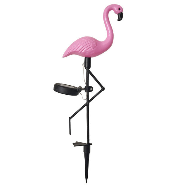 Solární flamingo lampa