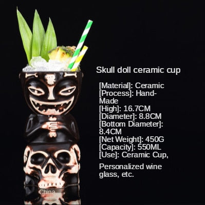 Koktejlový Tiki kelímek