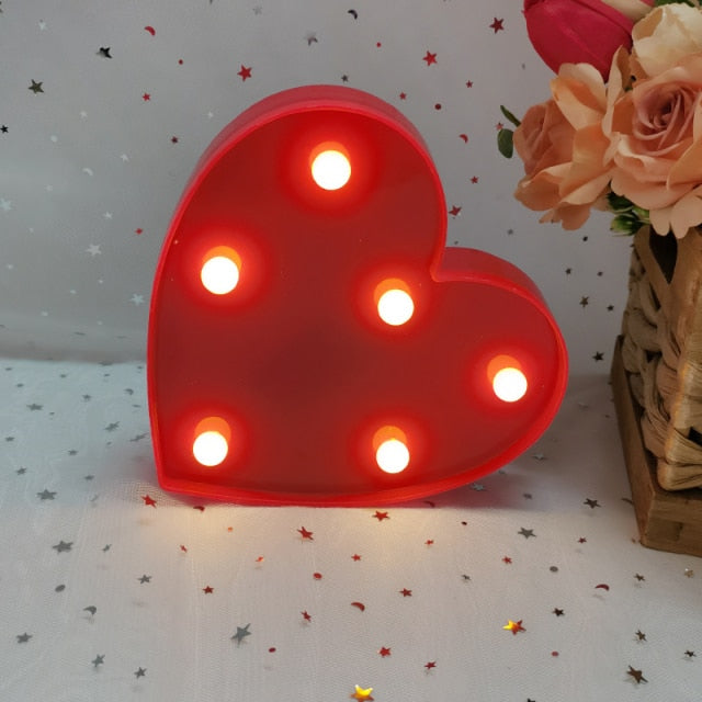 LOVE LED lampa a jiné