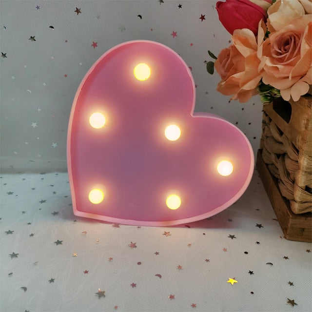 LOVE LED lampa a jiné